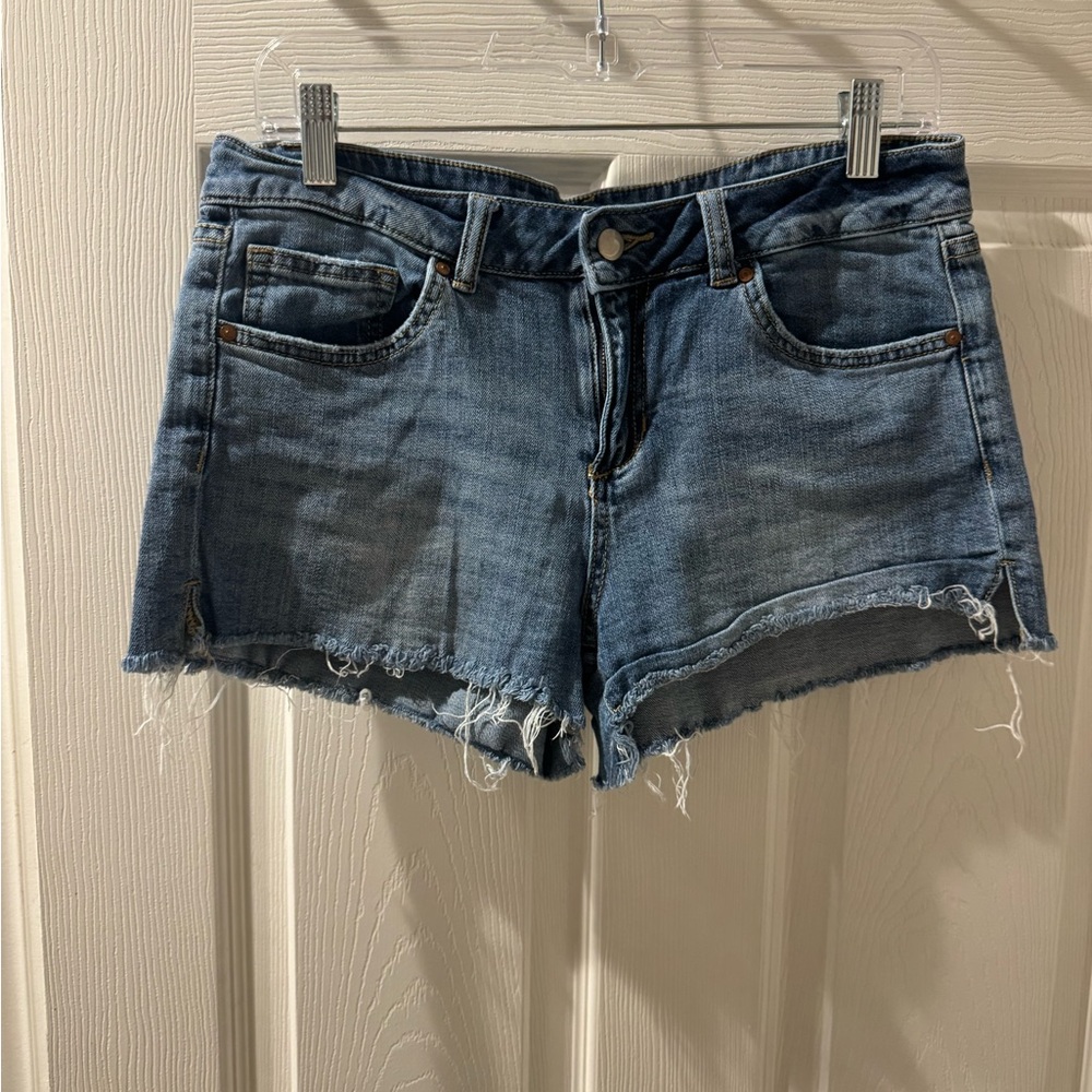 Joe's Jeans Distressed Blue Jean Shorts